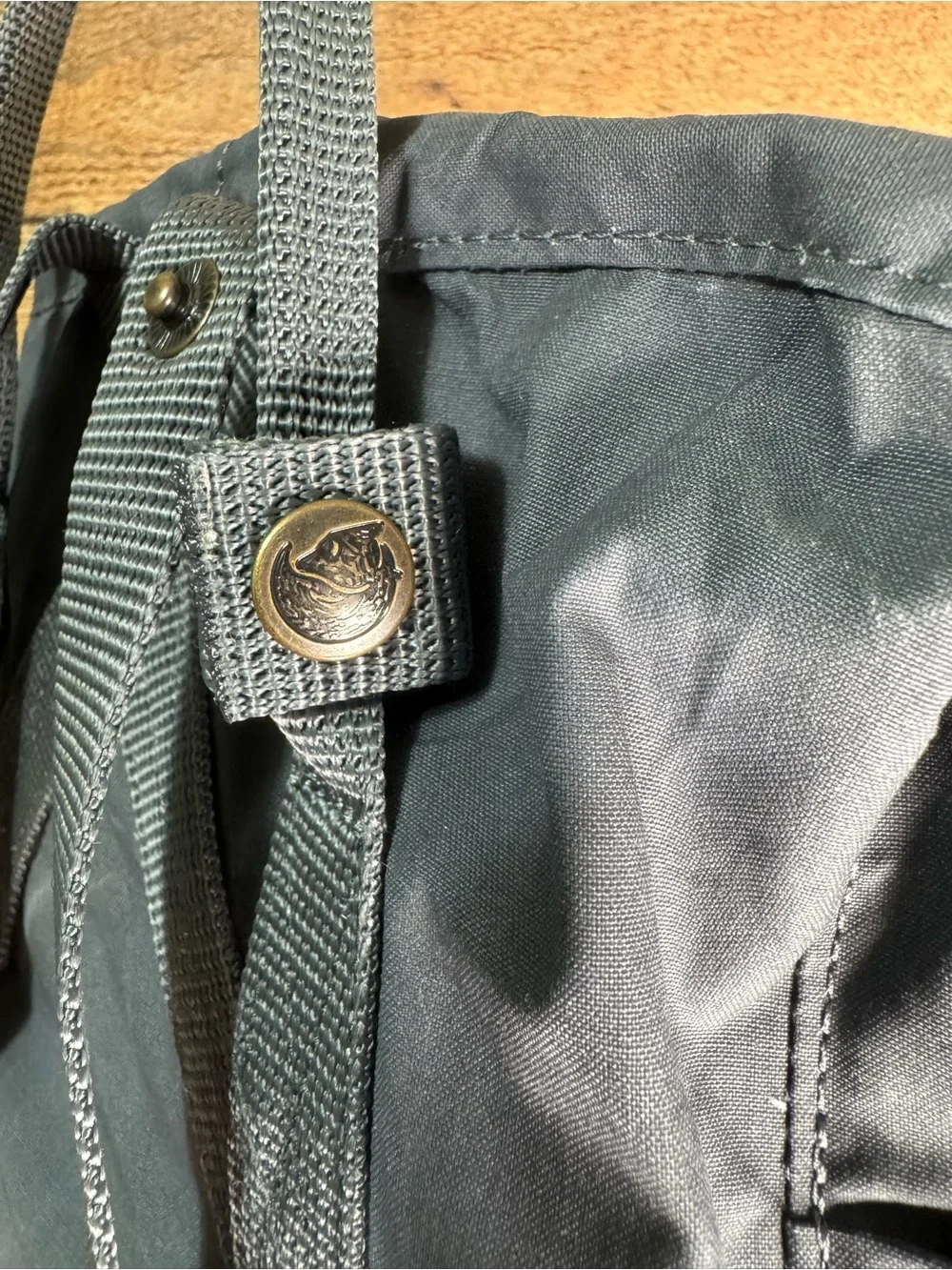 Fjallraven Kanken Classic Backpack Blue Gray Bag 23510 Everyday Preppy Storage